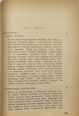 Kurdybacha Łukasz - History of the Code of Andrzej Zamoyski. Warsaw 1951 Czytelnik.