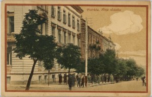 Piotrkow - School Avenue, 1918.