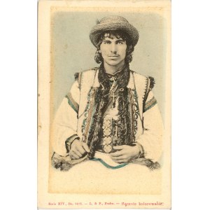 Typy ludowe - Hucuł, ok. 1900.