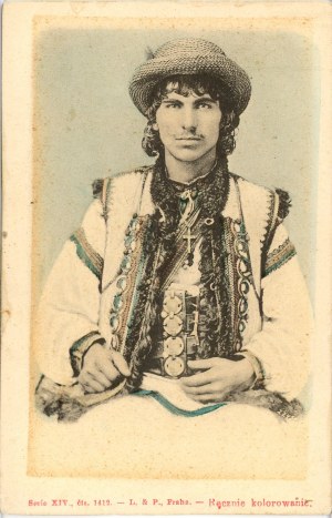 Folk types - Hutsul, ca. 1900.