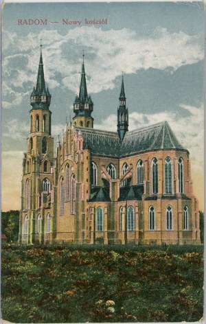Radom - New church, 1917.