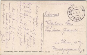 Radom - New church, 1917.