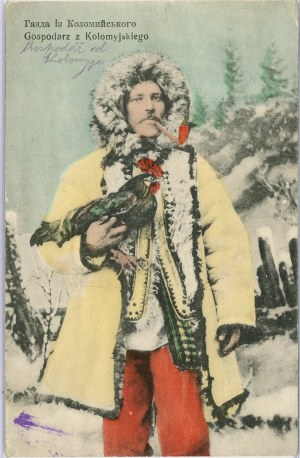 Folk types - Farmer from Kolomyia, 1916.