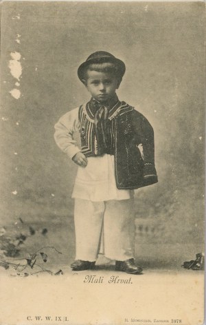Folk types - Little Hutsul, ca. 1900.