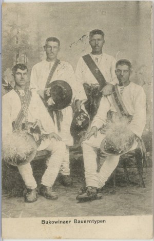 Folk types - Bukovina, 1916.