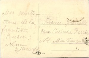Podwoloczyska - General view, border, 1914.