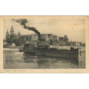 Kraków - Widok na Wawel, ok. 1940.