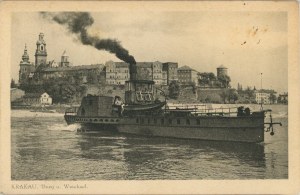 Krakow - View of the Wawel Castle, ca. 1940.