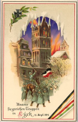 Elk - St. Adalbert's Cathedral in Pliny, 1914.