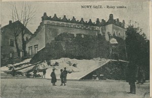 Nowy Sacz - Castle ruins, ca. 1910.