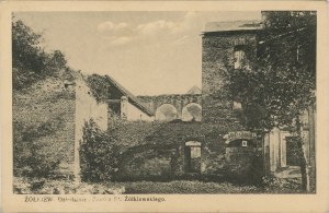 Zhovkva - Courtyard of St. Zhovkva's castle, ca. 1920.