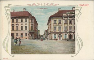 Dorpat - Knights Street, ca. 1900.