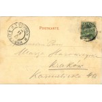 Wrocław - Widok na most, ok. 1900.