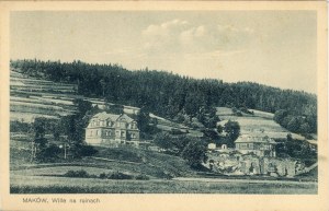 Maków - Villa on the ruins, ca. 1920.