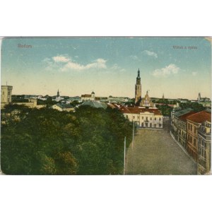 Radom - Widok z rynku, 1917.