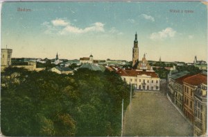 Radom - View from the market square, 1917.