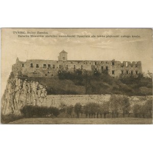 Tyniec - Ruiny Zamku, ok. 1920.