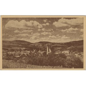 Limanowa - Widok ogólny, ok. 1930.