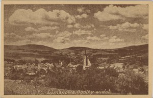 Limanowa - General view, ca. 1930.