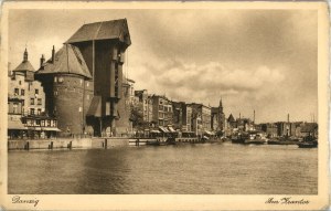 Gdansk - Crane, ca. 1915.
