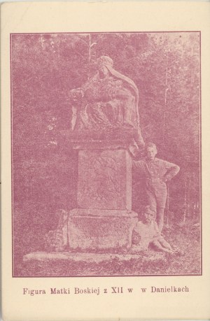 Danielki - Statue of the Virgin Mary from the 12th century, circa 1930.