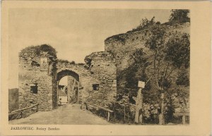 Jazlovets - Castle ruins, 1938.