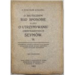 Konarski Stanisław - O skutecznym rad sposobie albo O utrzymywaniu ordynaryinych seymów. Cz. 1-4. Warszawa 1923 Wyd. Komitetu Obchodu 150-tej Rocznicy Ustanow. Komisji Edukacji Narod. i Zgonu Stanisława Konarskiego.