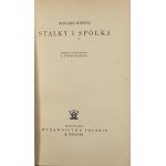 Kipling Rudyard - Stalky i spółka. Warszawa 1948 Wyd. Polskie. R. Wegner. Okładkę projektował J. M. Szancer.