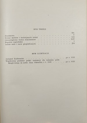 Materials for the history of Polish diplomacy from 1486-1516 (Zagreb Codex). Compiled by Józef Garbacik. Wrocław 1966 Ossolineum.