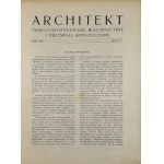 Architekt. Pismo o architekturze, budownictwie i przemyśle artystycznym. Rok 1922-1923.