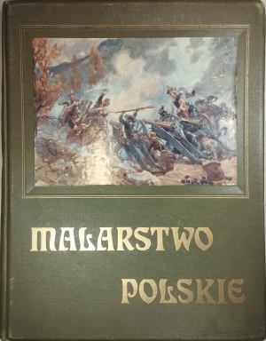 Kulikowski Stefan - Polish painting in color prints. [T.] I ( 48 prints - 48 texts). Warsaw [1908] Kulikowski Salon - Gebethner and Wolff. Binding by Jan Recmanik.