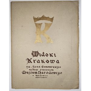 Teka. Gumowski Jan - Widoki Krakowa. Kraków 1926 Muzeum Narodowe