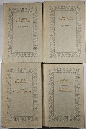 Sienkiewicz Henryk - Trylogia. T. 1-6. Warsaw 1956 PIW. Illustrated by Jan Marcin Szancer.