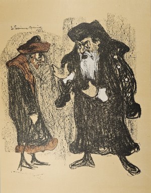 Teka Melpomena - Szreniawa-Rzecznik Stanisław - [Józef] Kotarbiński, [Stanisław] Bronicz (Merchant of Venice). Kraków 1904 Lit. by A. Pruszyński.