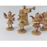 Satz von 6 Engelsfiguren - Weihnachtsorchester