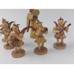 Satz von 6 Engelsfiguren - Weihnachtsorchester