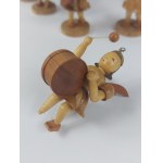Satz von 6 Engelsfiguren - Weihnachtsorchester