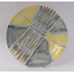 Cora, Patera w stylu picasso nr 6453, Zakłady Fajansu Rewolucji 1905, Włocławek, Piwek-Białoborska
