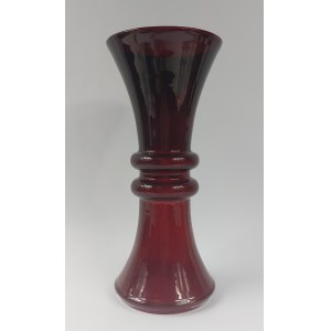 proj. Jerzy Słuczan-Orkusz, Vase, Spool, Tarnowiec Glassworks