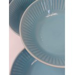 Zestaw 7 miseczek, Porcelit Pruszków, odcień błękitny