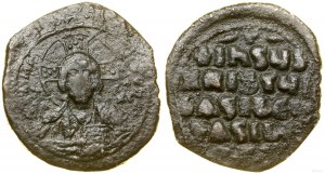 Byzanc, anonymní follis (připisovaný Basilovi II. a Konstantinovi VIII.), (asi 976-1028), Konstantinopol