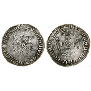 Nizozemsko, double stuiver, (1468-1474), Bruges