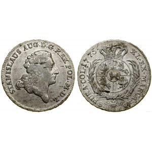 Polska, dwuzłotówka, 1775 EB, Warszawa