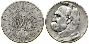 Pologne, 5 zlotys, 1934 S, Varsovie