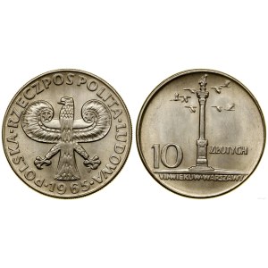 Poland, 10 zloty, 1965, Warsaw