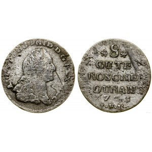 Pomorze, 1/3 talara (8 groszy), 1761 LFK, Strzałów