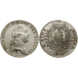 Niemcy, talar, 1786 IEC, Drezno