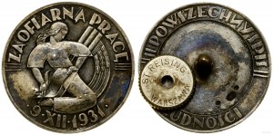 Poland, badge for the 2nd Census of Population, 1931