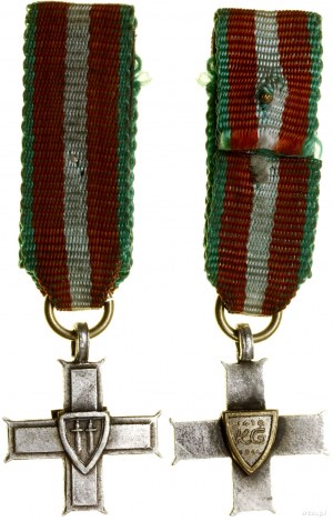 Poland, Order of the Cross of Grunwald Third Class (miniature), from 1944