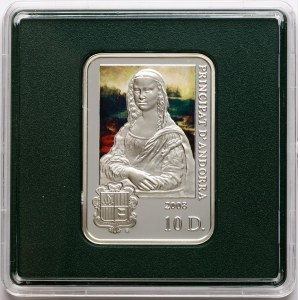 Andorra 10 Diners 2008 MW Leonardo da Vinci